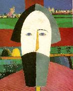 Kazimir Malevich head of a peasant Germany oil painting artist